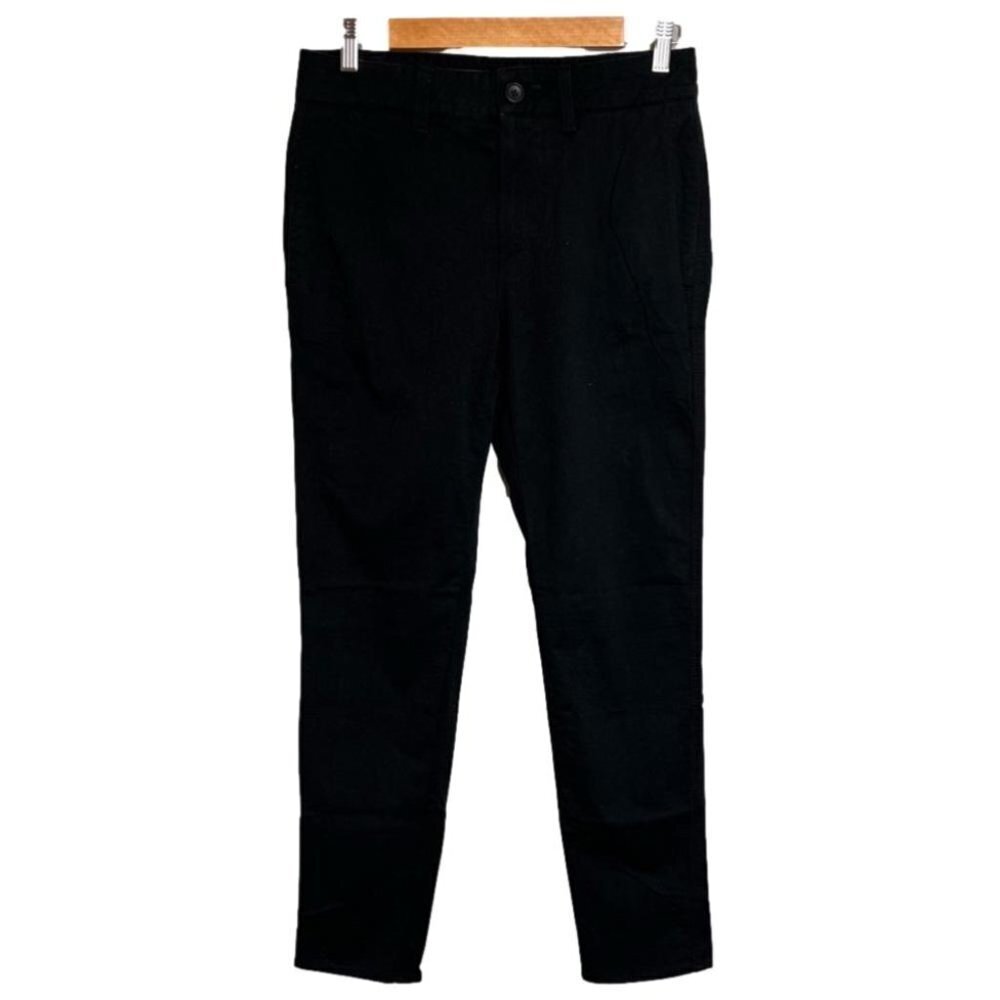 Standard James Perse Womens Size 25 Full Surplus Jersey Pants in Black Trouser